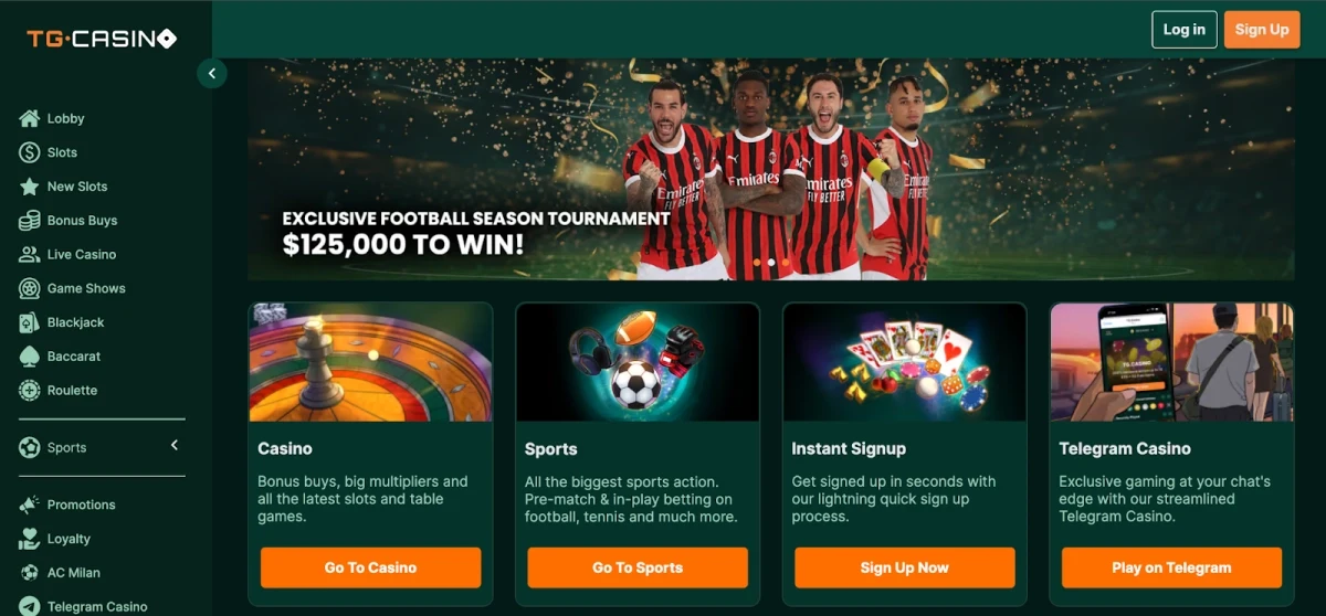 Tg casino online